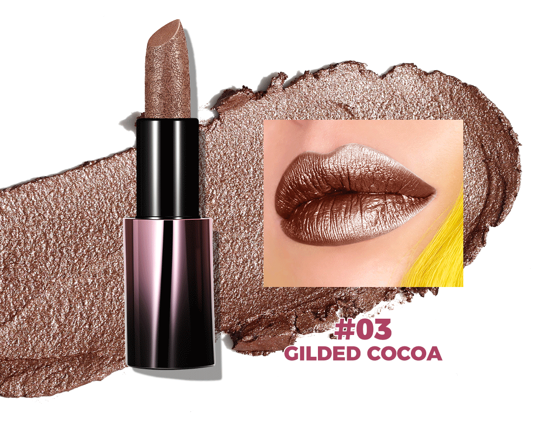 Hot-selling Magnetic Metal Pearl Lipstick Moisturizing Waterproof Non-stick Cup Long-lasting Colorfast Makeup Lipstick