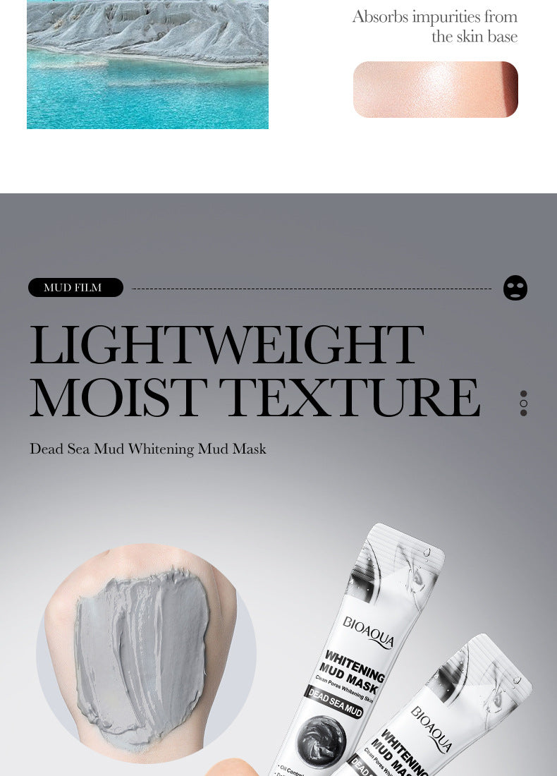 Full English Cleansing Mask BIOAOUA Cucumber Pore Cleansing Smear-On Portable Mud Mask  Foreign Trade Wholesale