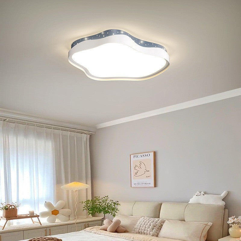 New Nordic Style Living Room Lamp for Home Use, Elegant led Ceiling Lamp Iron Art Room Lamp Creative Simple Bedroom Lamp Round Shape