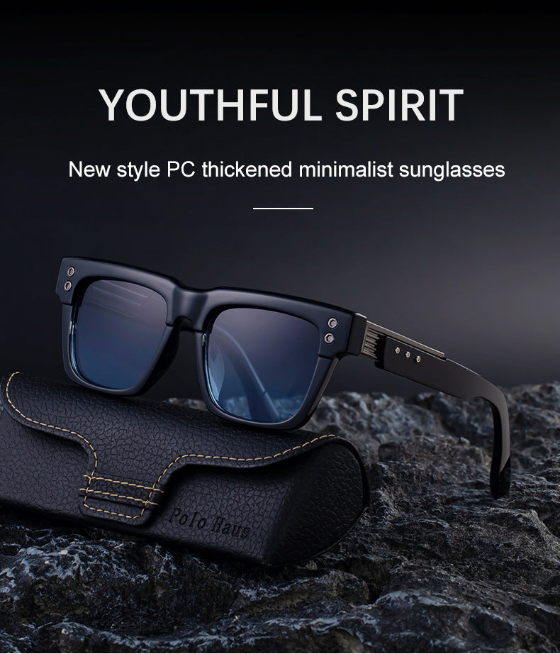 Men's Square Frame Sunglasses2025New European and American style sunglasses for men with a high-end fashion retro design and sun protection