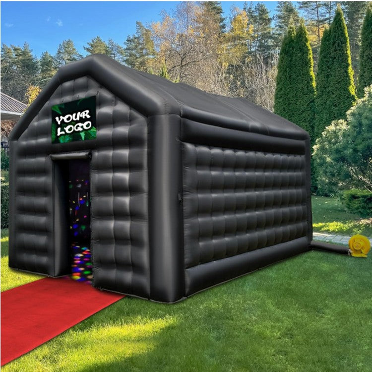 Low Price Single Fabric Inflatable Commercial Event Tent Club Colorful Spotlight Smoke Portable Inflatable Bar