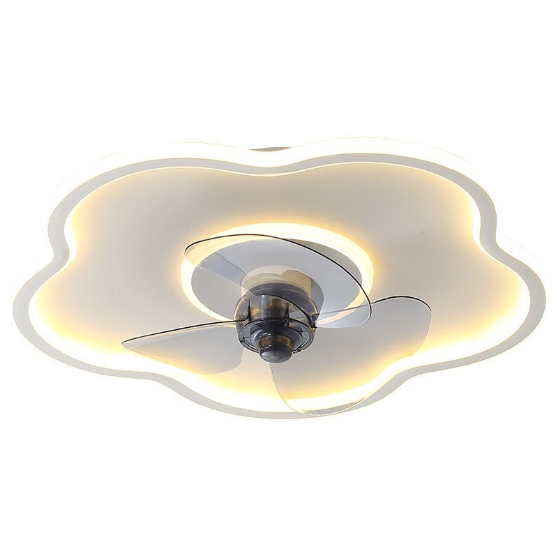 Smart Bedroom Ceiling Fan Light, Ceiling Fan Light, Simple Dining Room Ultra-thin Modern Living Room Household Electric Fan Chandelier