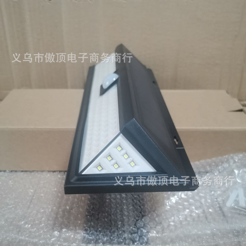 Outdoor Solar Street Light Garden Light Household Sensor Light Outdoor Waterproof Wall Light Garage Light118led Lamp