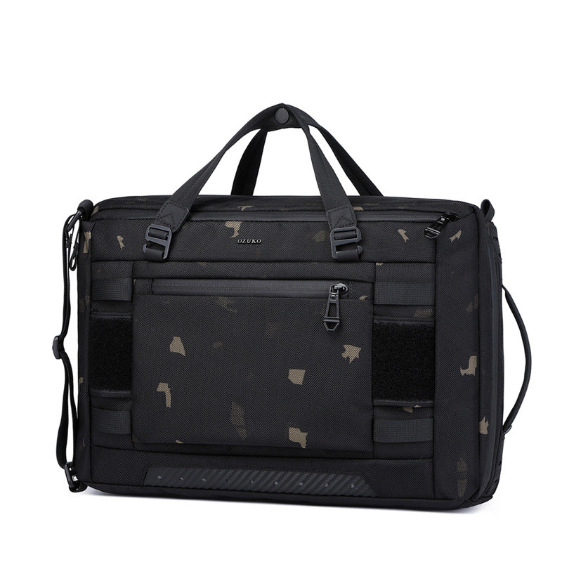 Business Computer Backpack Men's Multifunctional Large Capacity Waterproof Commuting Backpack Shoulder Portable Computer Bag