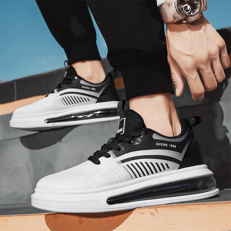 plus Size2025Spring New Comfortable Sports Shoes Casual Running Shoes Cushioned Lightweight Breathable Shock Absorption Trendy Shoes