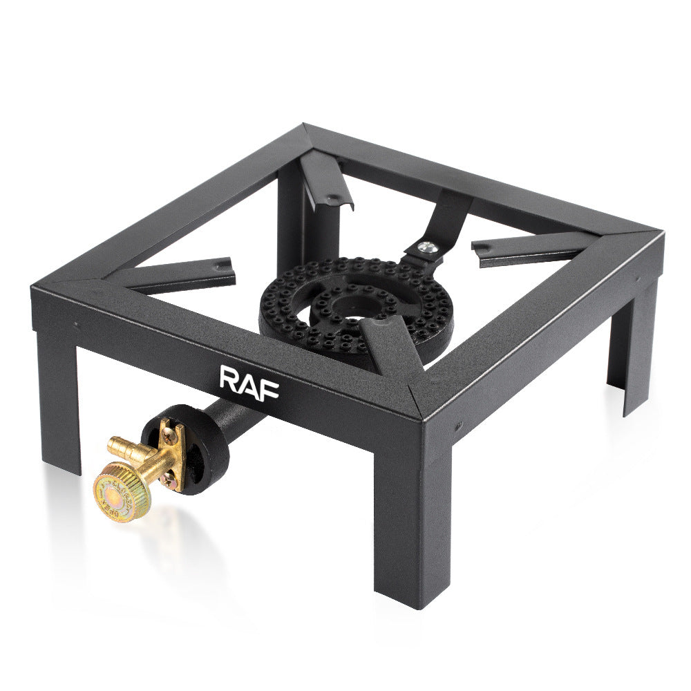 RAF Gas Stove Simple Household Liquefied Gas Tabletop Flameout Single Burner Easy-to-Clean Gas Stove R.8500