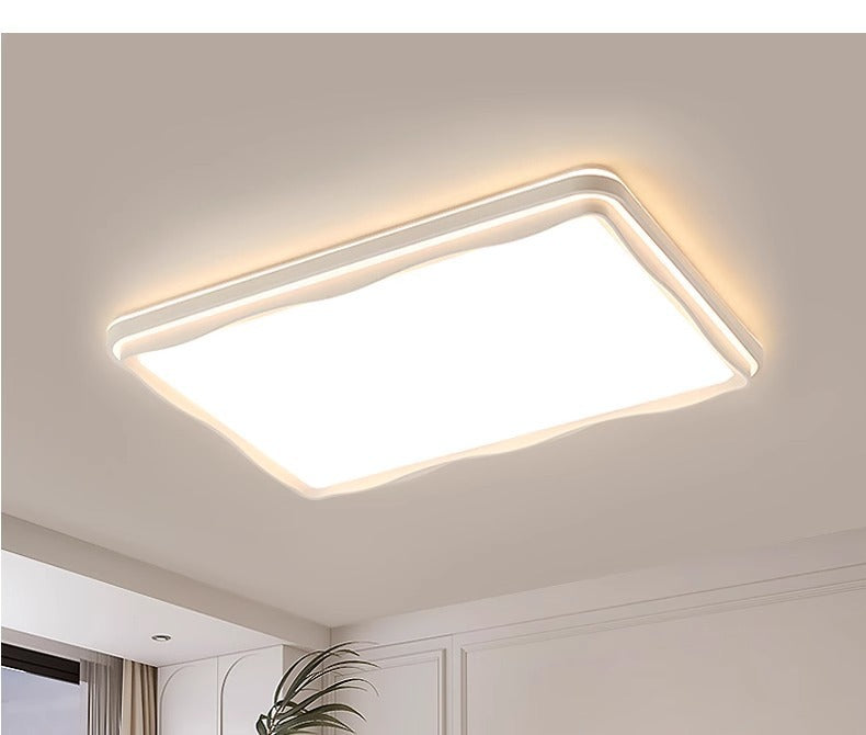 Living Room Main Light2025New Modern Simple Flower Cream Style Ceiling Light Zhongshan Lighting Full House Package