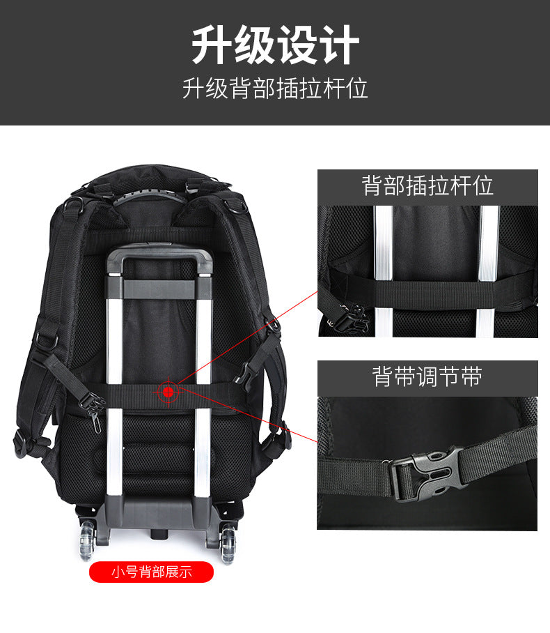 ozuko New business backpack for men, outdoor multifunctional travel bag, waterproof1715-inch Laptop Backpack