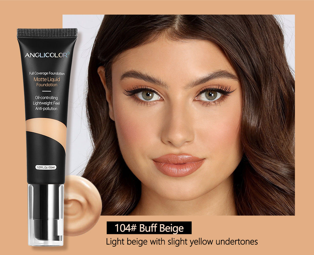 Long-lasting Concealing Foundation foundation Waterproof Oil Control Foundation Cream Non-Cakey Concealer