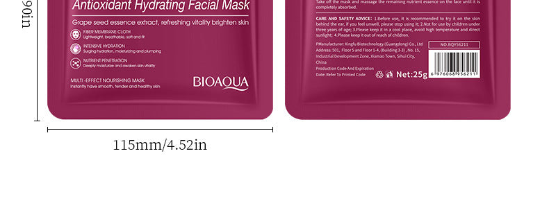 Full English Mask BIOAOUA White Truffle Moisturizing Caviar Nourishing Resurrection Grass Hydrating  Wholesale