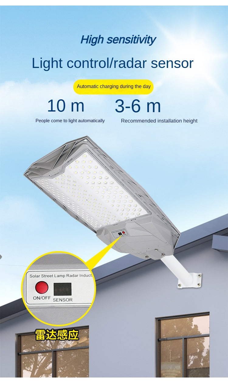 Ip65 Outdoor Waterproof High-Brightness Intelligent Integrated Solar Street Light