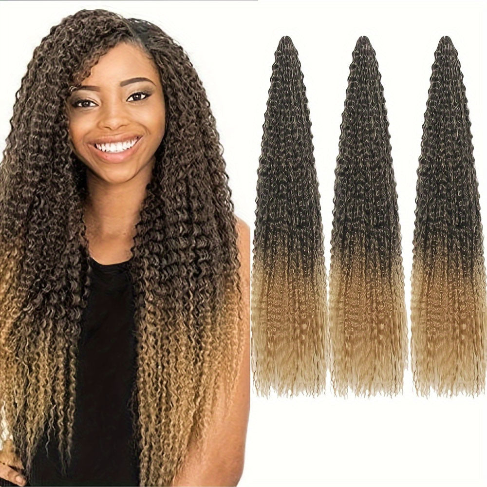 16/24Inch Cross-Border Synthetic Crochet Wig Brazilian Braids High-Temperature Fiber High-Temperature Fiber Braids