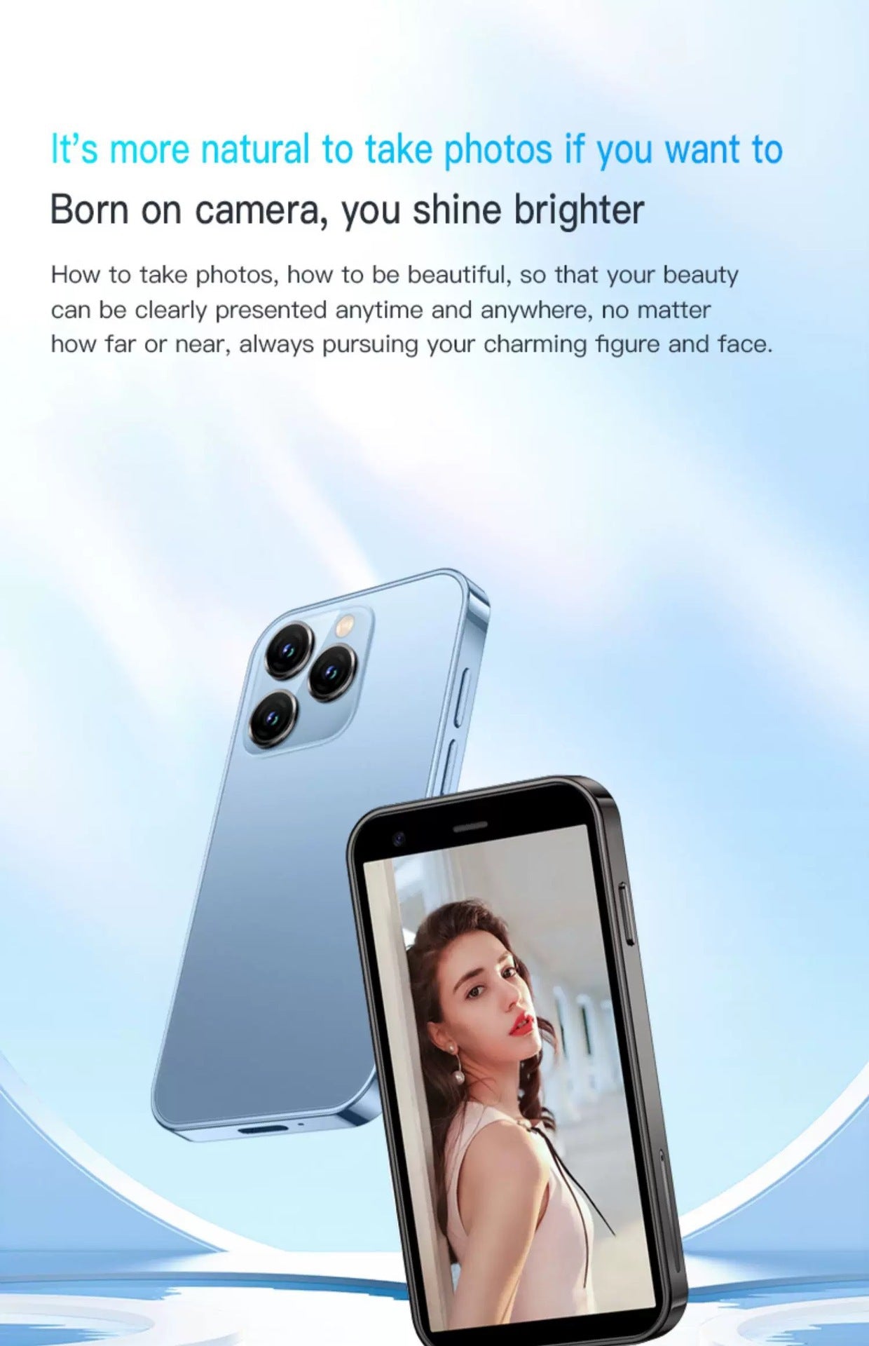 New Mobile Phone XS15 Smartphone Dual SIM Mini Phone Straight Touch Screen Android3G Hot-selling Small Mobile Phone