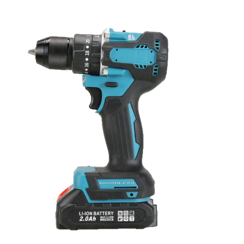 Manufacturer In-Stock Multi-Function Set Electric Drill Box Dual-Speed Impact Lithium Electric Drill Household Electric Screwdriver