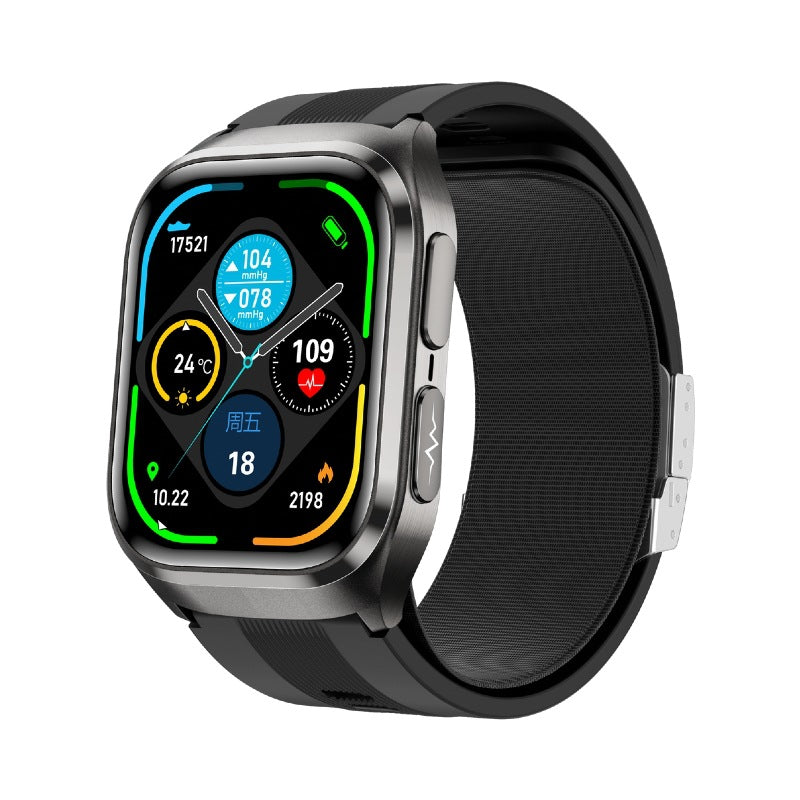 S17Smart Watch Air Pump Air Bag Blood Pressure Measurement ecg ECG NFC Bluetooth Call HD amoled Smart Watch
