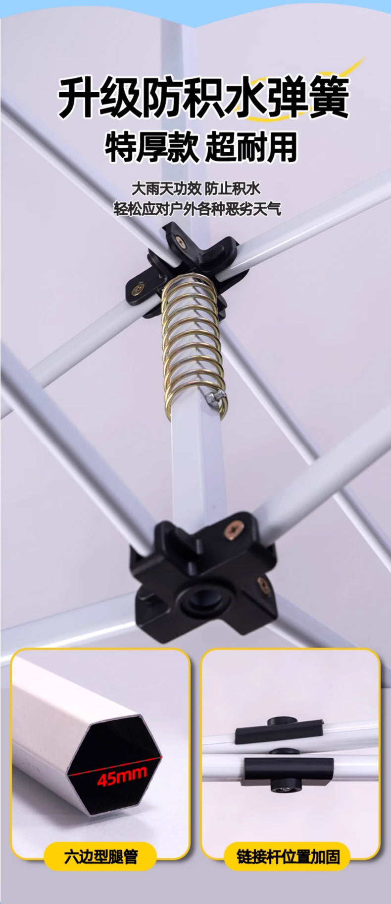 Outdoor Market Stall Four-Corner Tent with Enclosure Windproof and Warm Night Market Foldable Four-Legged Rain Shelter Tent Umbrella