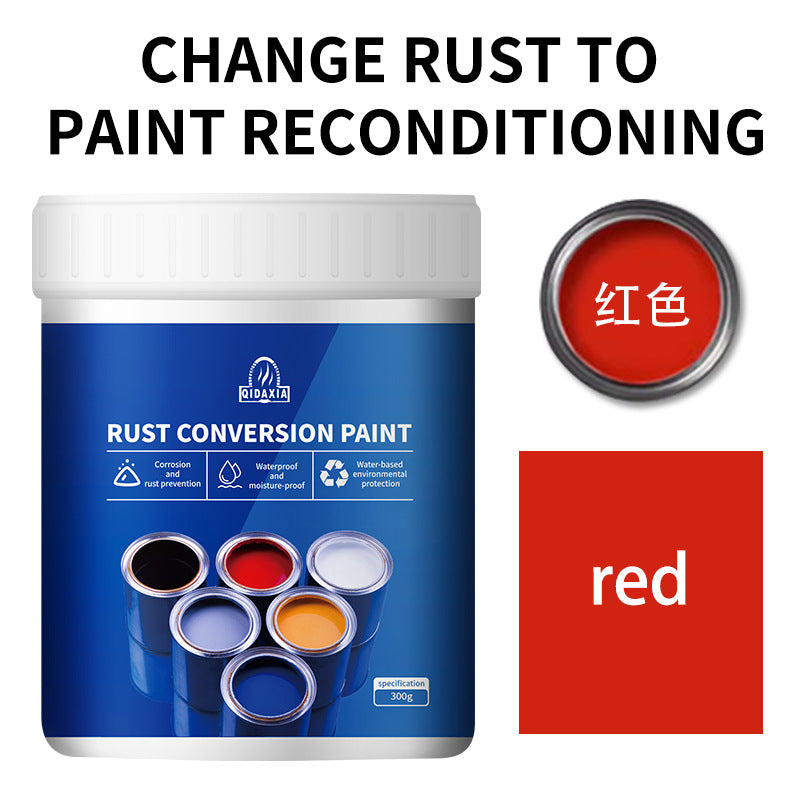 Water-based Anti-rust Paint Metal Paint Rust-free Rust Conversion Paint Color Steel Tile Renovation Rust Fixing Agent Multi-color Industrial Paint