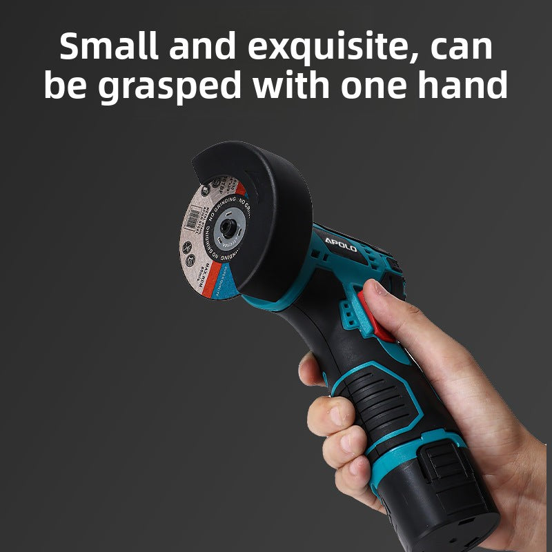 31-inch Lithium Electric Polishing Machine Hand Drill Set Mini Multi-functional Handheld Cutting Machine12V Rechargeable Angle Grinder