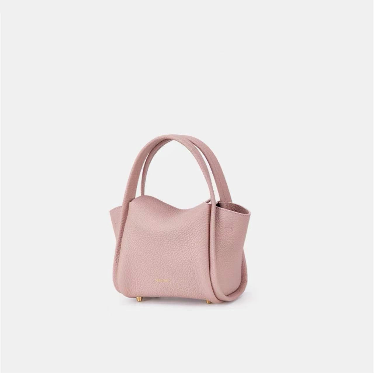 Medium Size Basket Series Women's Bag Top Layer Cowhide Fashion Women's Bag Large Capacity Shoulder Bag Crossbody Handbag Bucket Bag