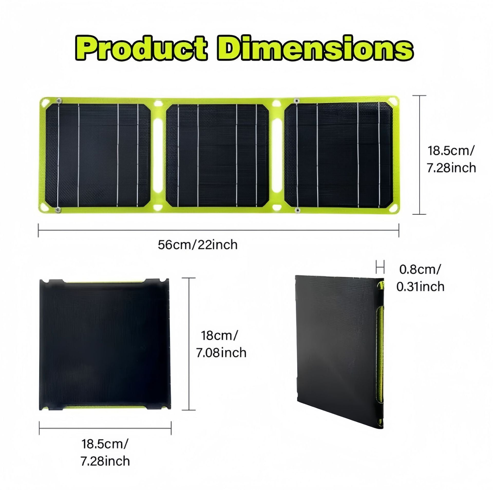 Solar Folding Bag15W Solar Battery Charger Outdoor Portable Photovoltaic Solar Power Battery Panel