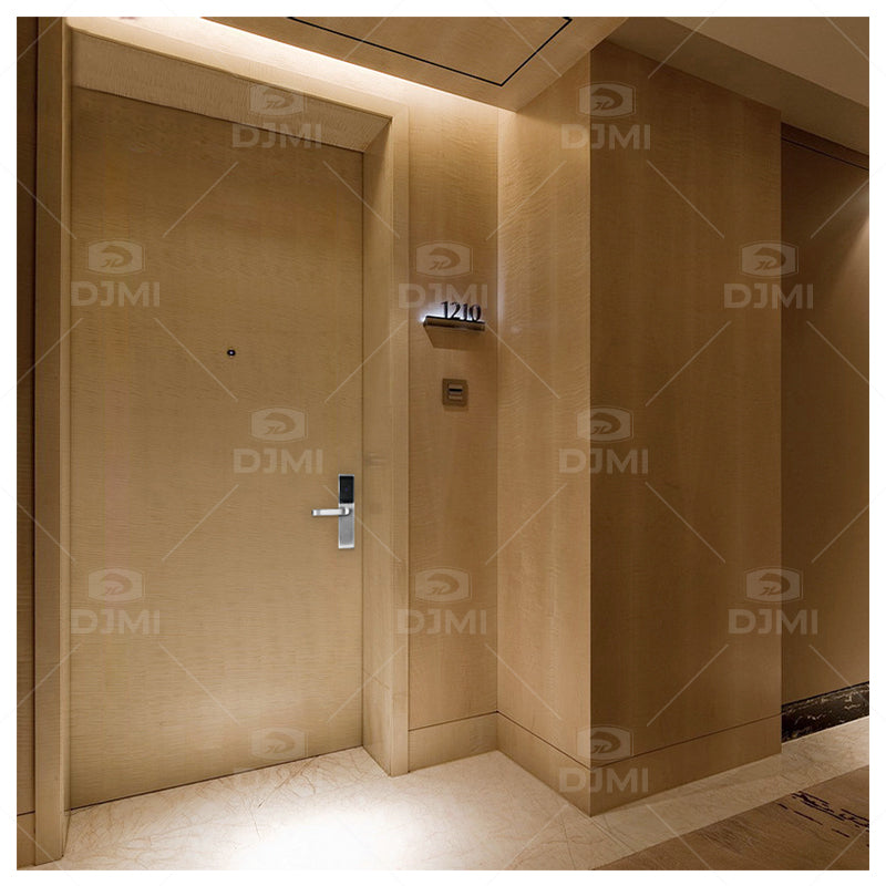 Modern Design Hotel Room Doors 60min Fire Rated Wood Door Customized Hotel Doors
