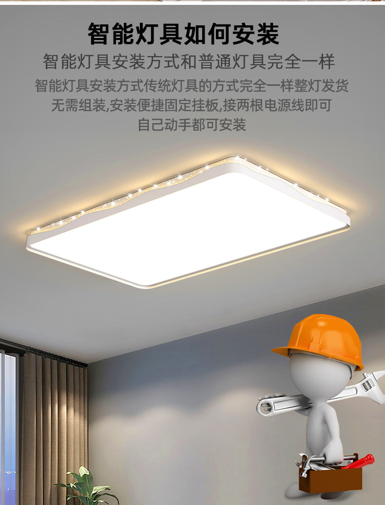 New Nordic Style Living Room Lamp for Home Use, Elegant led Ceiling Lamp Iron Art Room Lamp Creative Simple Bedroom Lamp Round Shape