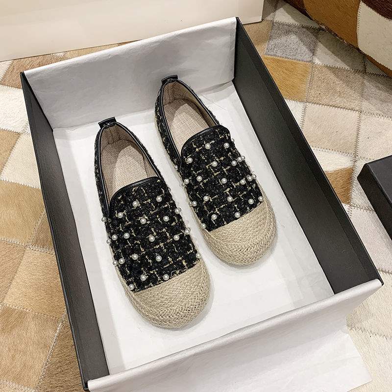 Women's Slip-On Fisherman Shoes Lazy Loafers2025Spring and Autumn New Style Flat Casual Loafers for Women