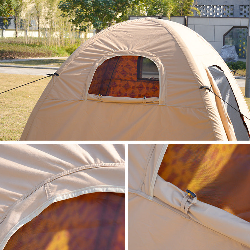 Manufacturer Outdoor Middle East Desert Inflatable Tent Thickened Printed Saudi Dustproof Windproof Arabian Middle East Style