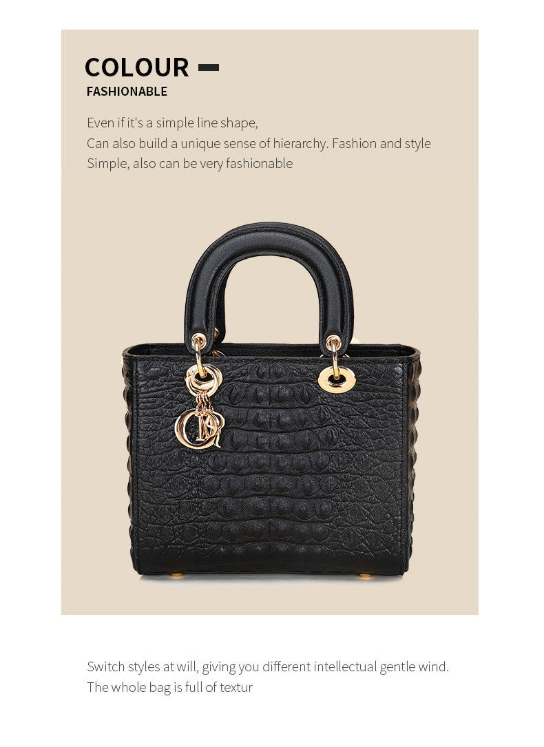 Source Factory New Fashion Classic Retro Tote Handbag Versatile Shoulder Trendy Women's Bag