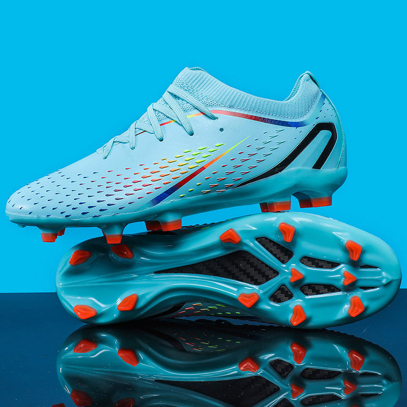 New Style Spike Soccer Shoes for Men, Students, Adults, Grass Training Long Spike Non-Slip Professional Competition Football Shoes