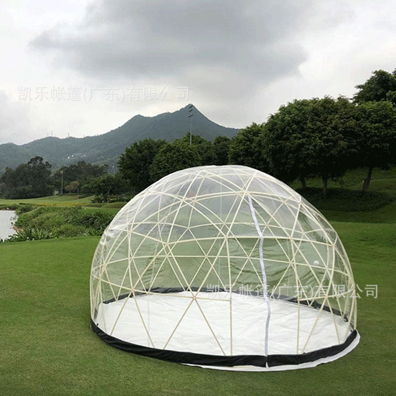 Outdoor Influencer PC Spherical Tent Hotel Dome Homestay Luxury Round Terrace Bubble House Starry Sky Transparent Tent