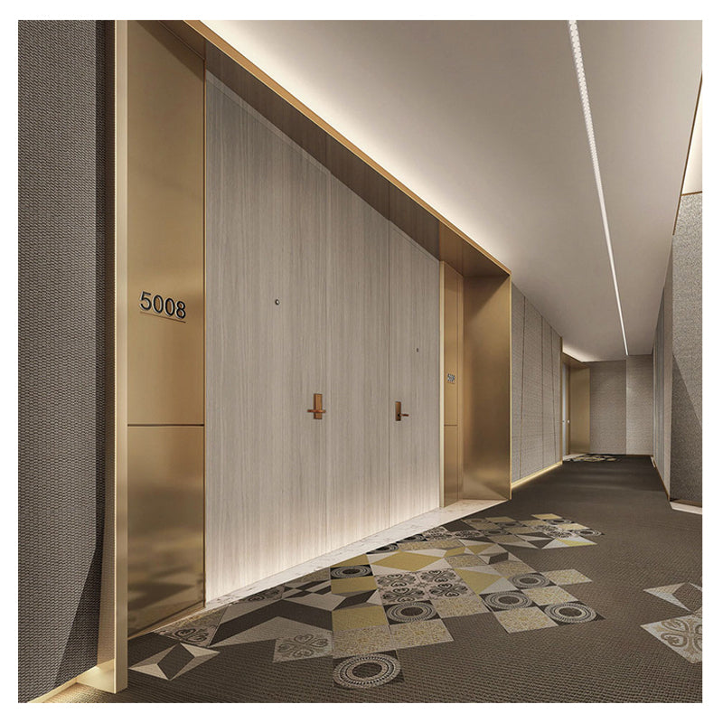 Foshan Fire Wooden Doors Design Catalogue Manufacturers Hotel Room Doors Modern Doors for Hotel