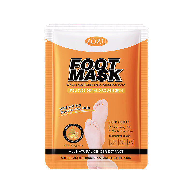 Ginger Foot Mask35g ZOZU Moisturizing, rejuvenating, and nourishing foot mask for cross-border foreign trade wholesale
