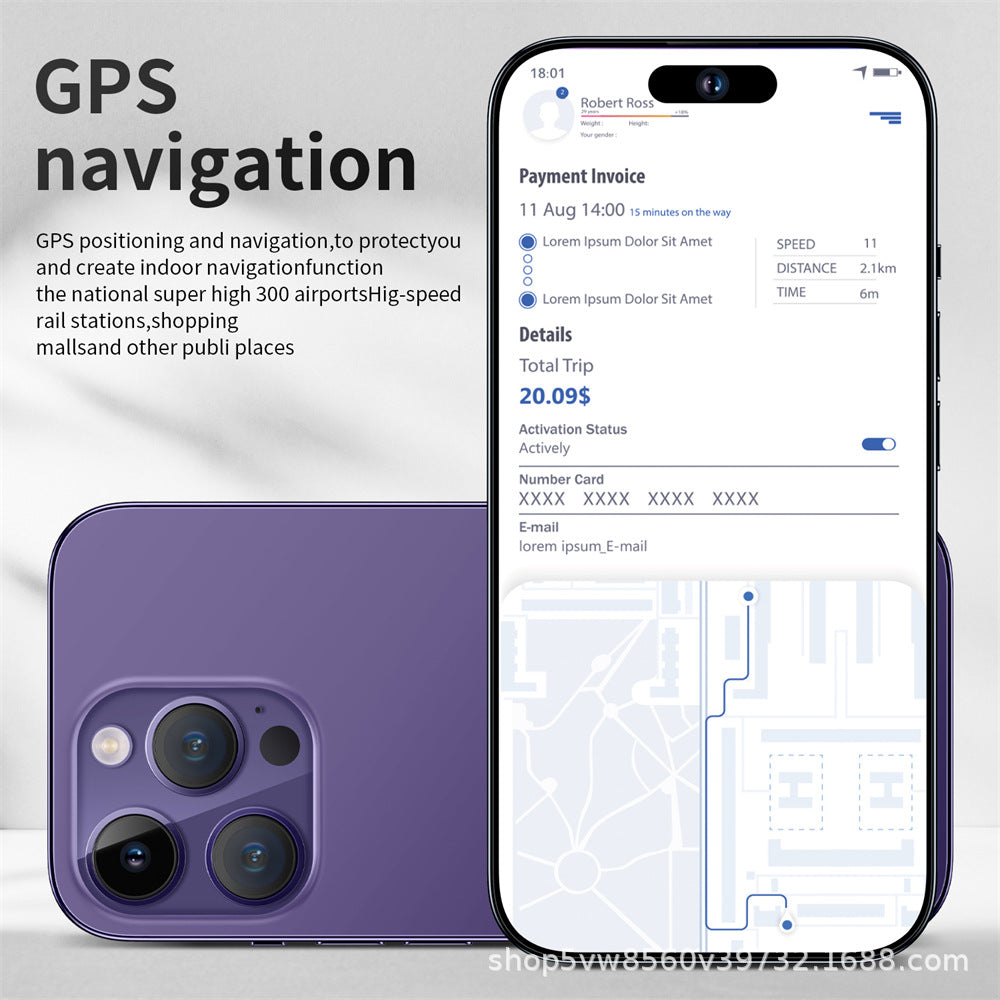 Mobile Phone i14promax7.3Large Screen16+1T Global One Smart Machine Factory Direct Delivery