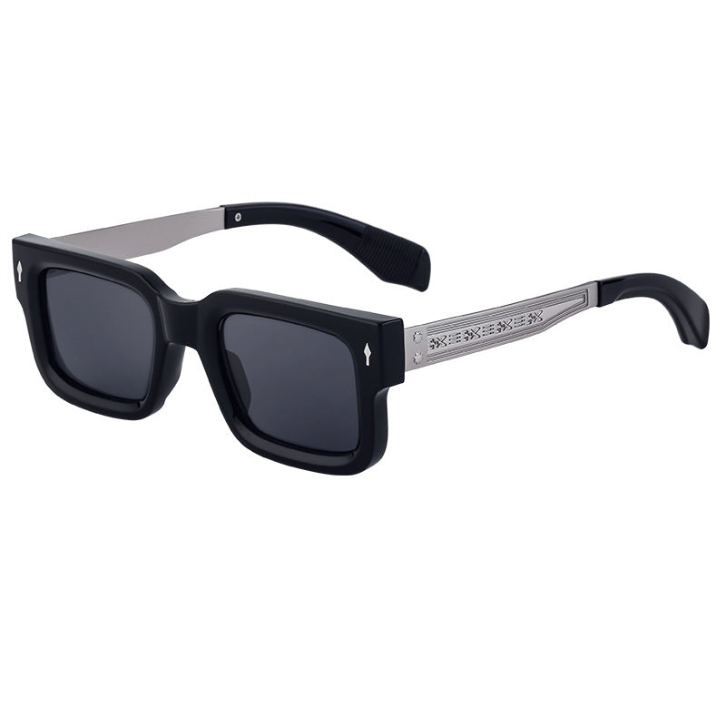 Retro Small Square Frame Men's Sunglasses Personality Street Style Sunglasses High-end Driving Glasses sunglasses