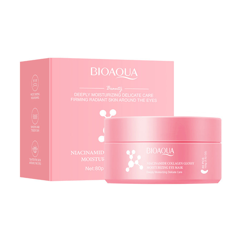 BIOAOUA Vitamin C Collagen Brightening Moisturizing Eye Mask Hydrating Eye Mask  Wholesale