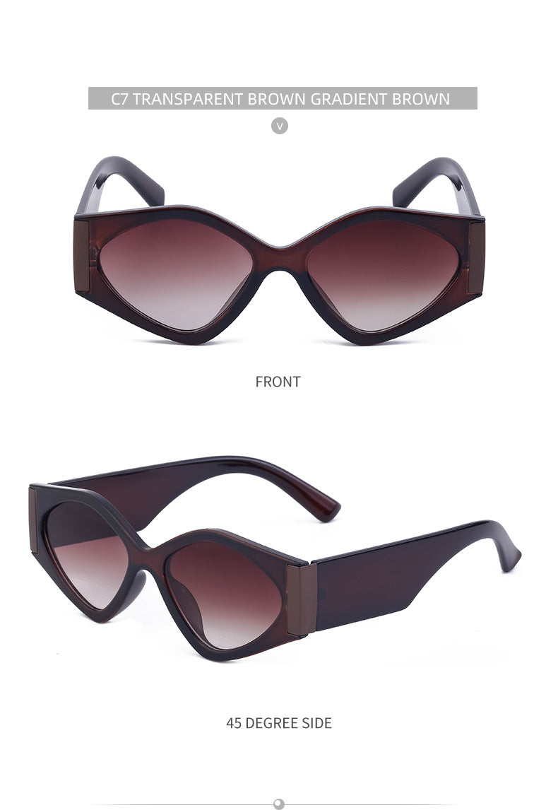 European and American style sunglasses for women trendy high-end feel ins Trendy Fashion Sunglasses for Women Wholesale sunglasses