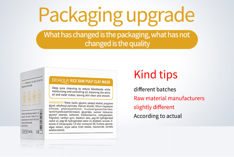 Full English Rice Skincare Set BIOAOUA Rice Puree Series Six-Piece Set Box  Wholesale