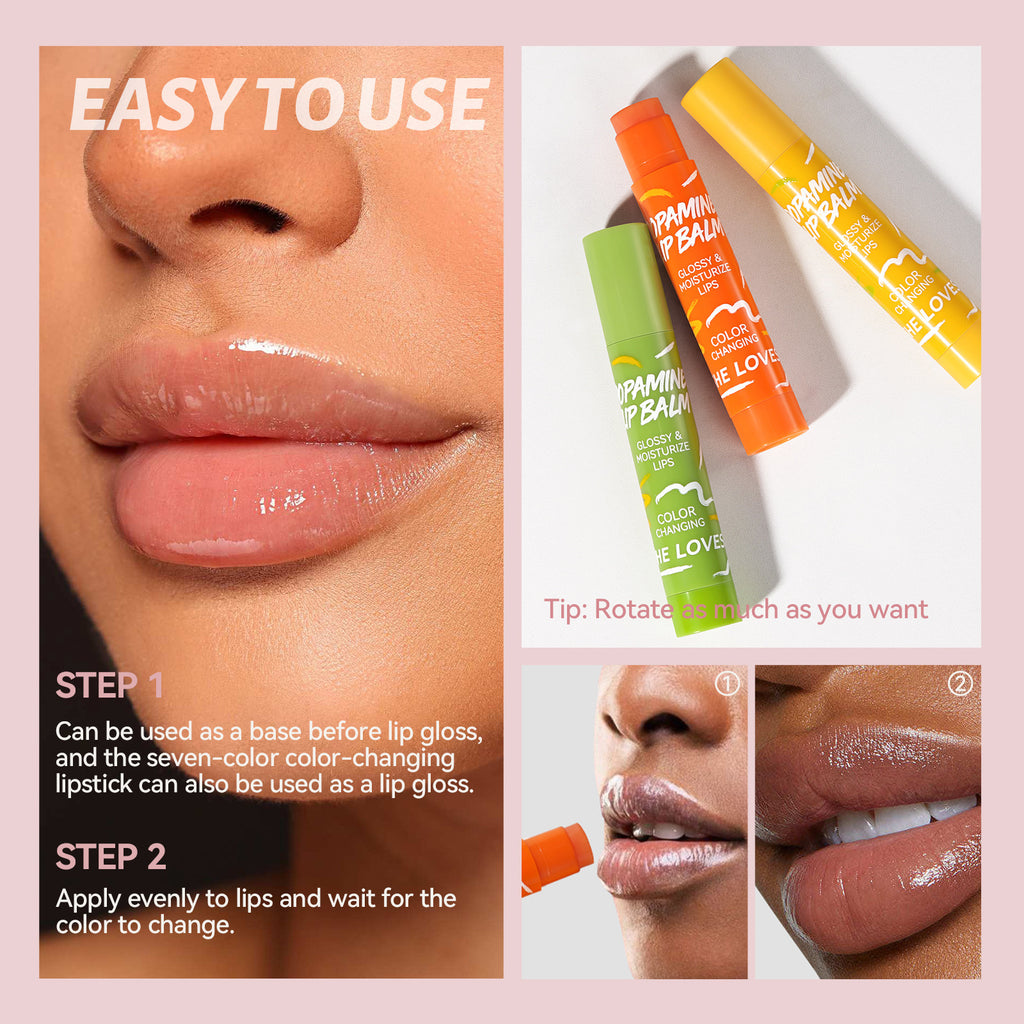 Tinted Lip Balm Set Moisturizing Anti-Cracking Lipstick Lip Mask Vaseline Tinted Nourishing Lip Balm