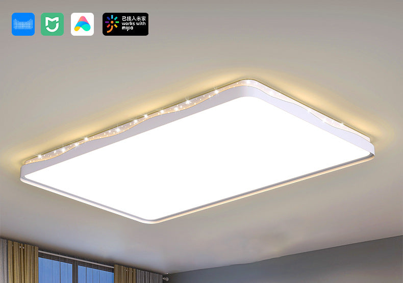 New Nordic Style Living Room Lamp for Home Use, Elegant led Ceiling Lamp Iron Art Room Lamp Creative Simple Bedroom Lamp Round Shape