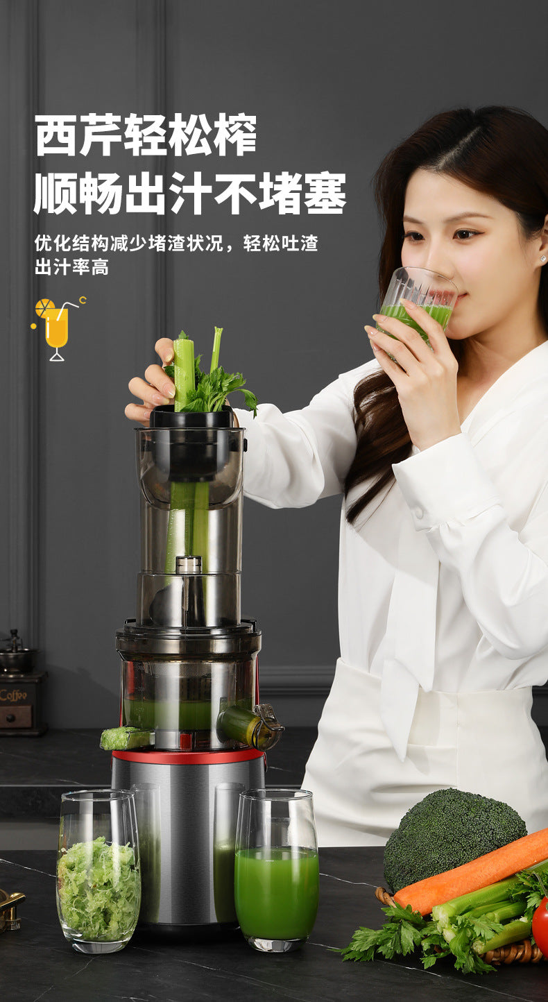 Dropshipping Juicer with Pulp Separator, Small Household Juice Maker, Stainless Steel Multifunctional Fruit Extractor