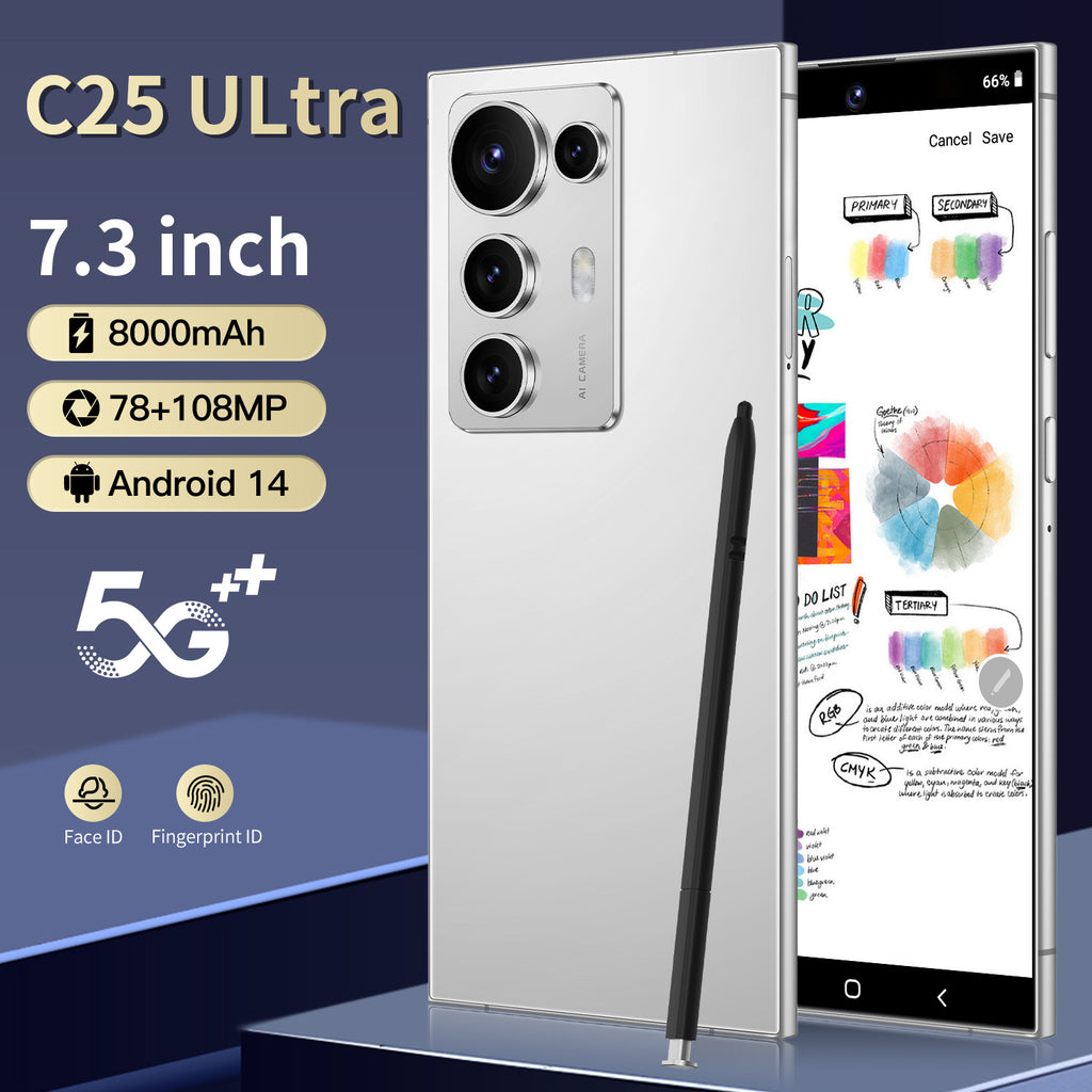 Exclusively for Southeast Asia C25 Ultra Large Screen Smartphone16+1T Android Phone Factory Price