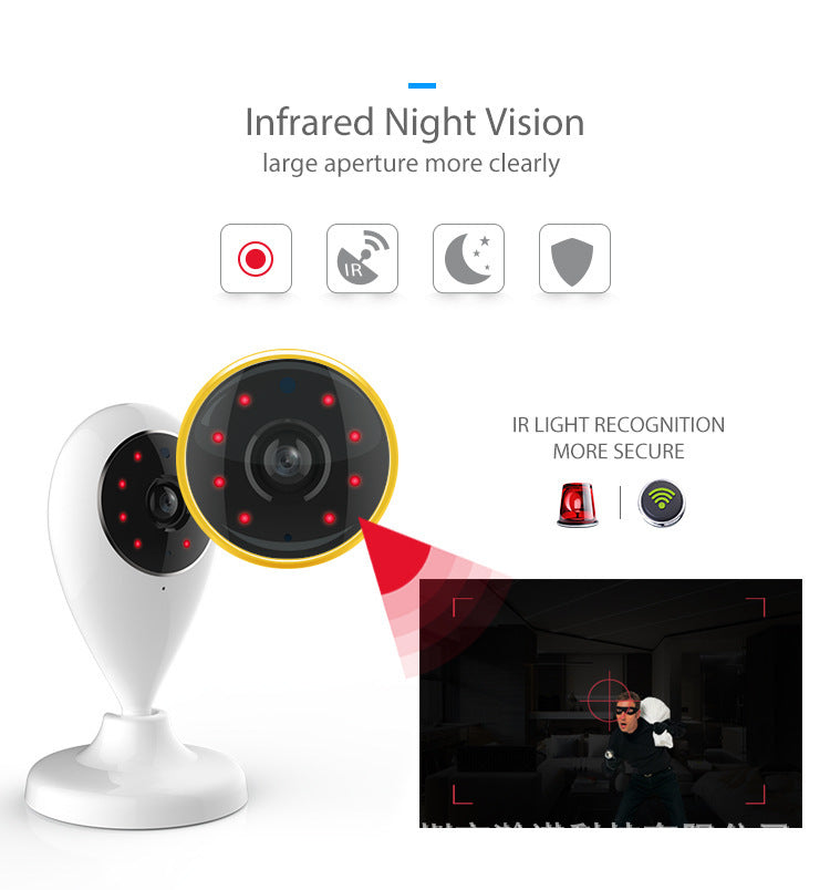 Surveillance Camera Small Water Drop Mobile Phone Remote HD Smart Selection for Home Use1080P Hd wifi Wireless Network