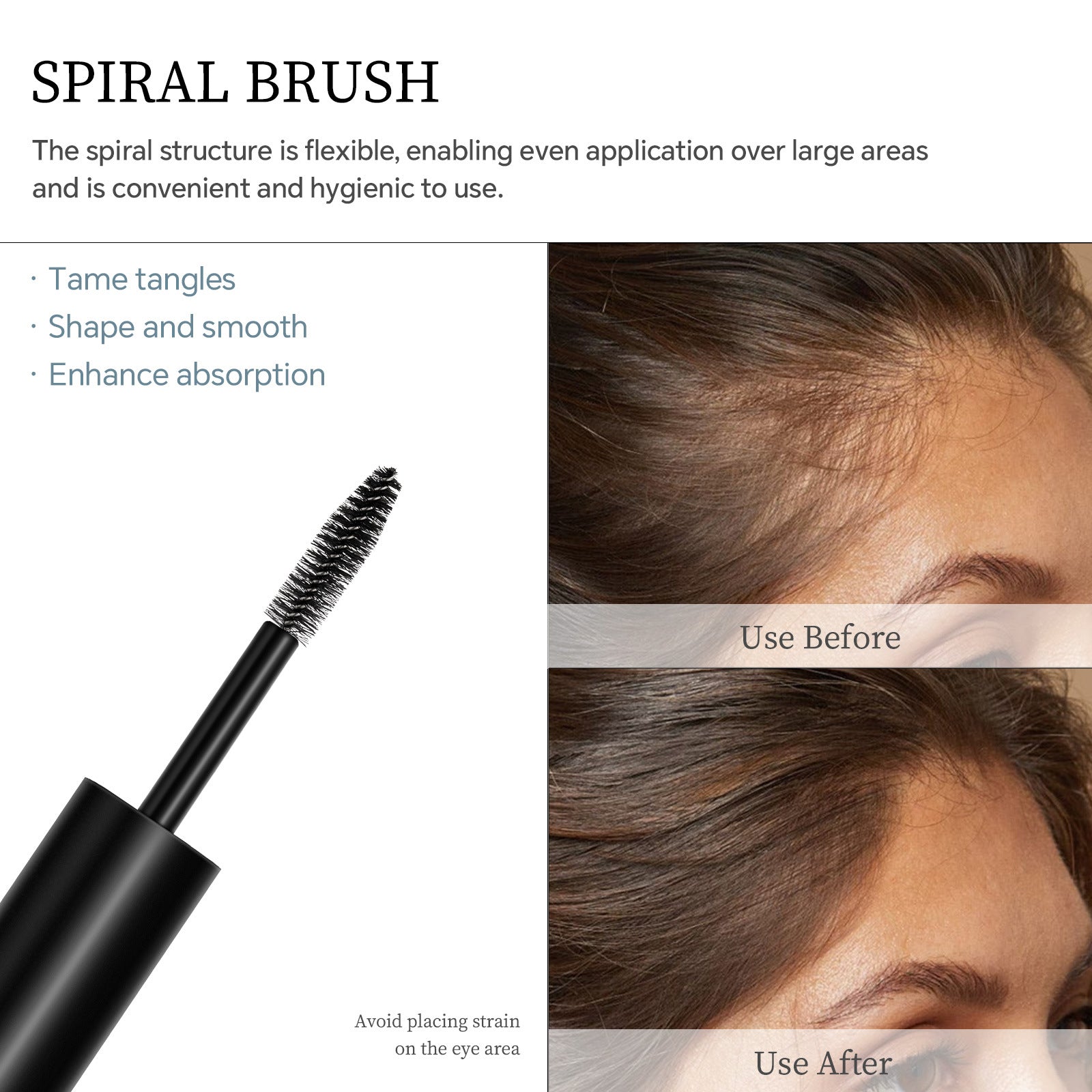 Exclusive Supply Double-ended Ampoule Peptide Eyelash Moisturizing Essence Curling Eyelashes Thick and Long Mascara