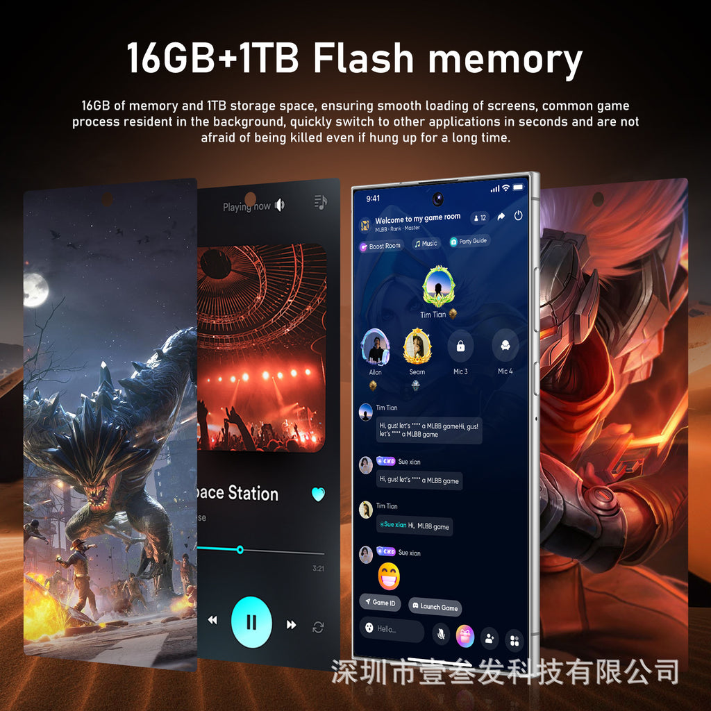 New S25 Ultra Smartphone12+512 High-end7.3Inch Large Screen Factory5G Mobile Phone