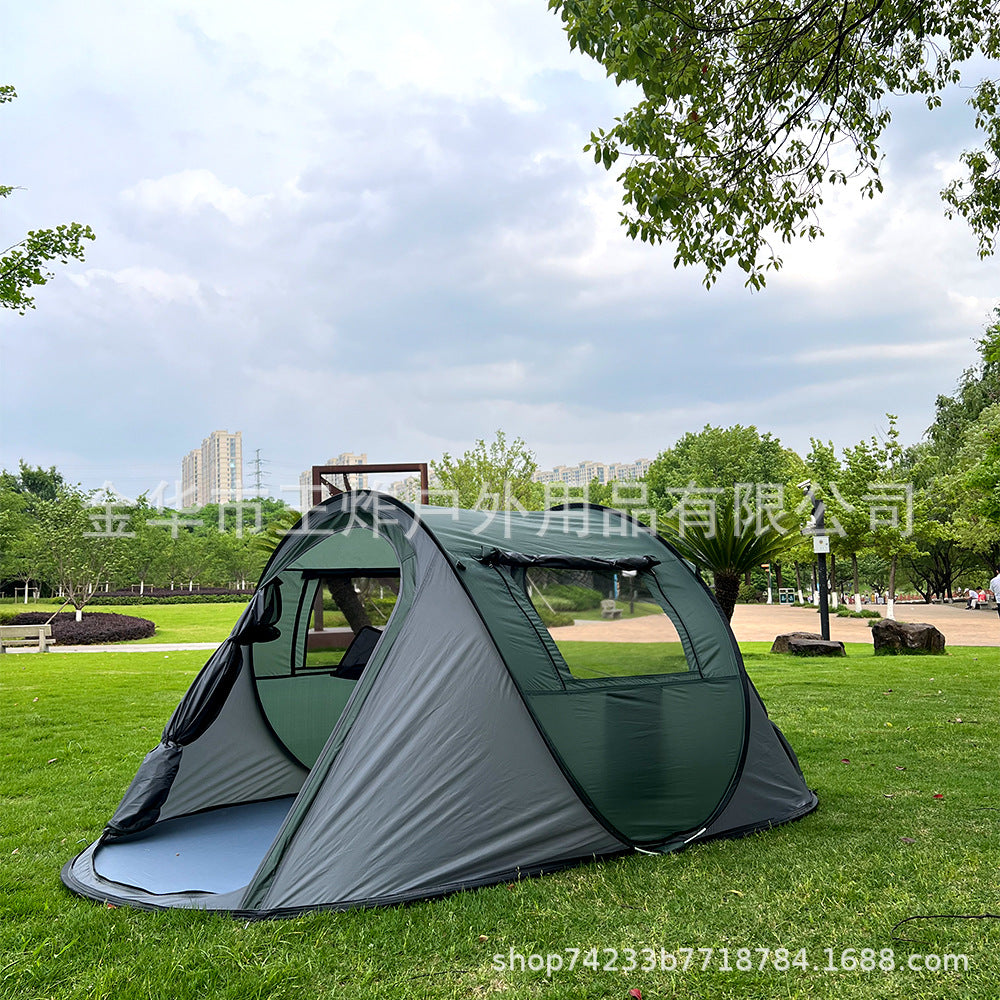 Hot-Selling Fully Automatic Hand-Pull Quick-Open Tent Travel Tent Camping Windproof Rainproof Sunproof Tent
