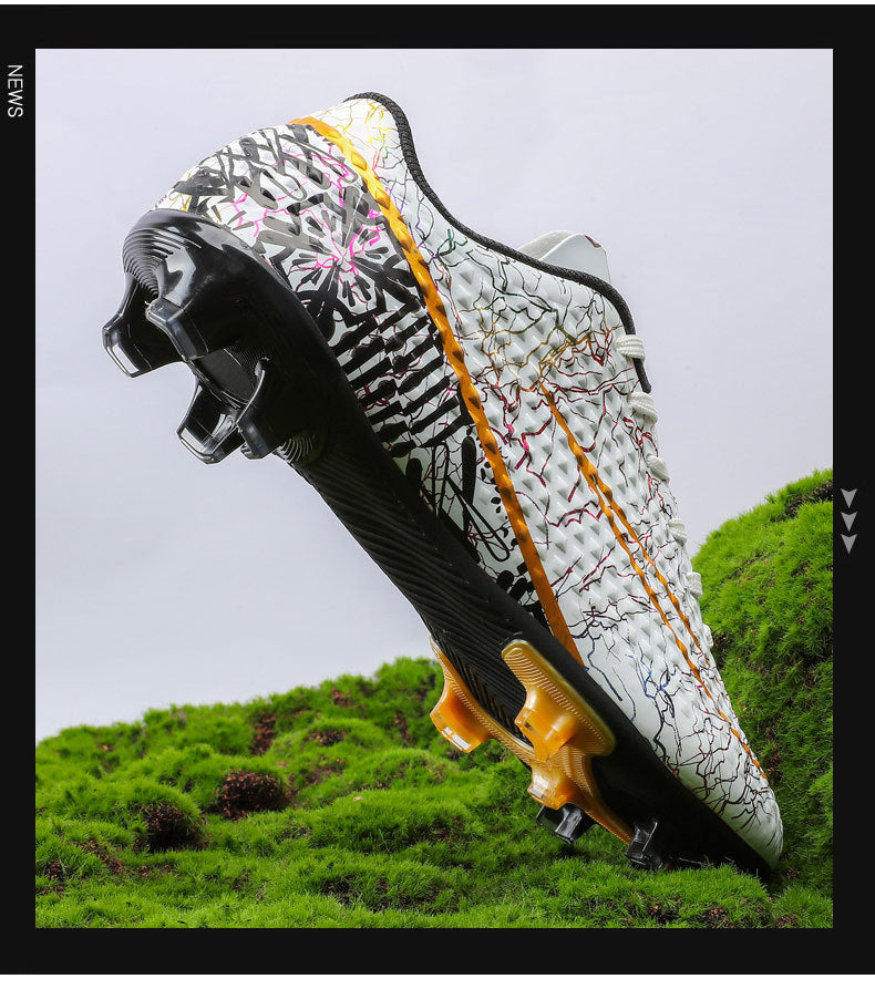 New professional football shoes for men and women AG Spike TF Broken Nail Youth Student Grassland Competition Training Shoes