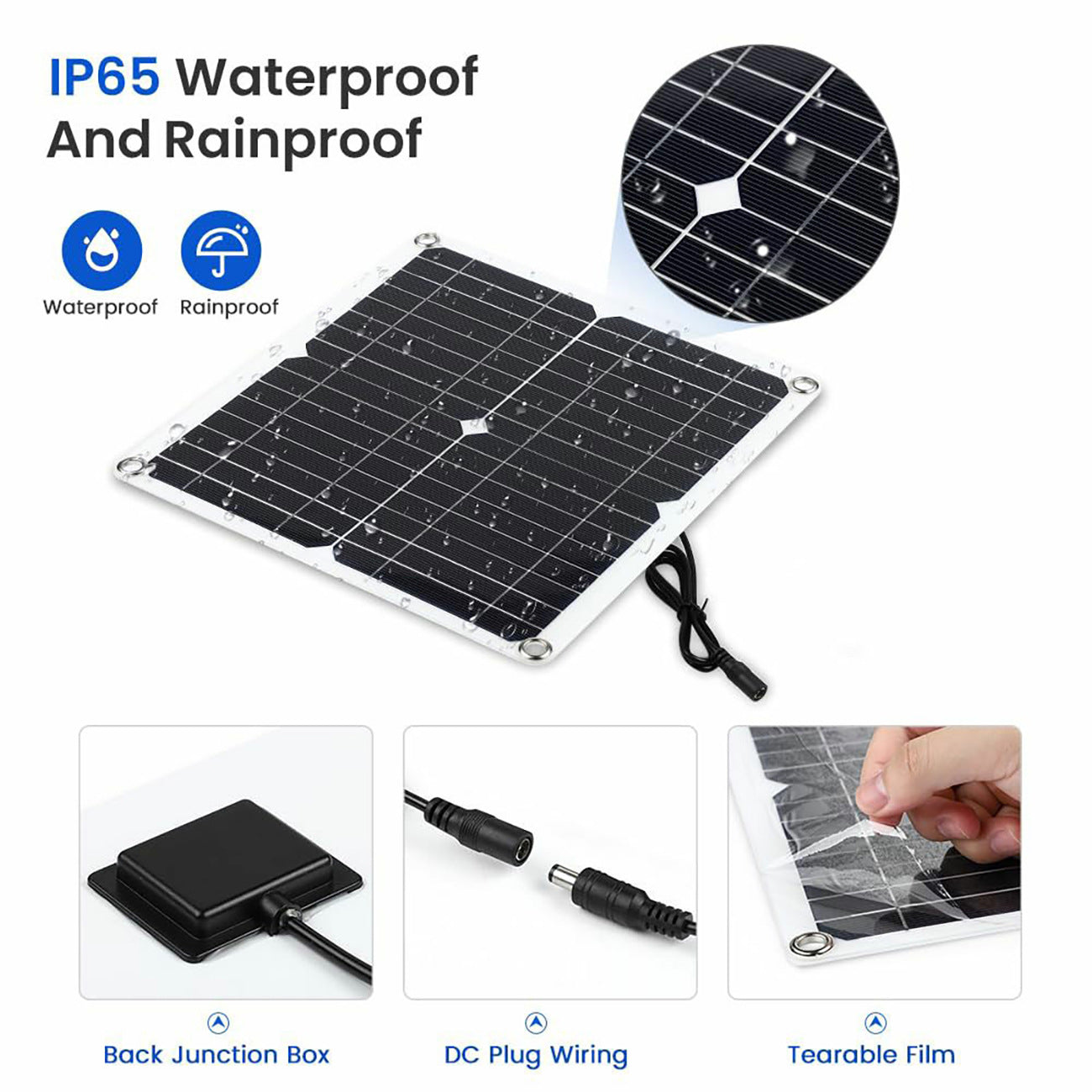 Factory Direct Solar Panel Kit Exhaust Fan Solar Photovoltaic Panel Suitable for Outdoor Chicken Coops Greenhouses Warehouses