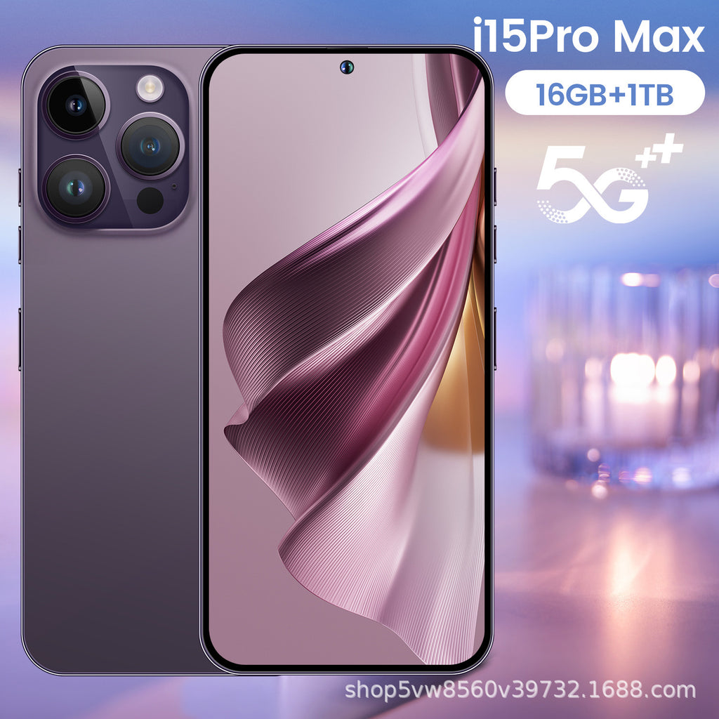 Hot-Selling Mobile Phone i15 ProMAX Large Screen16+1T Source Intelligent In-stock Manufacturer