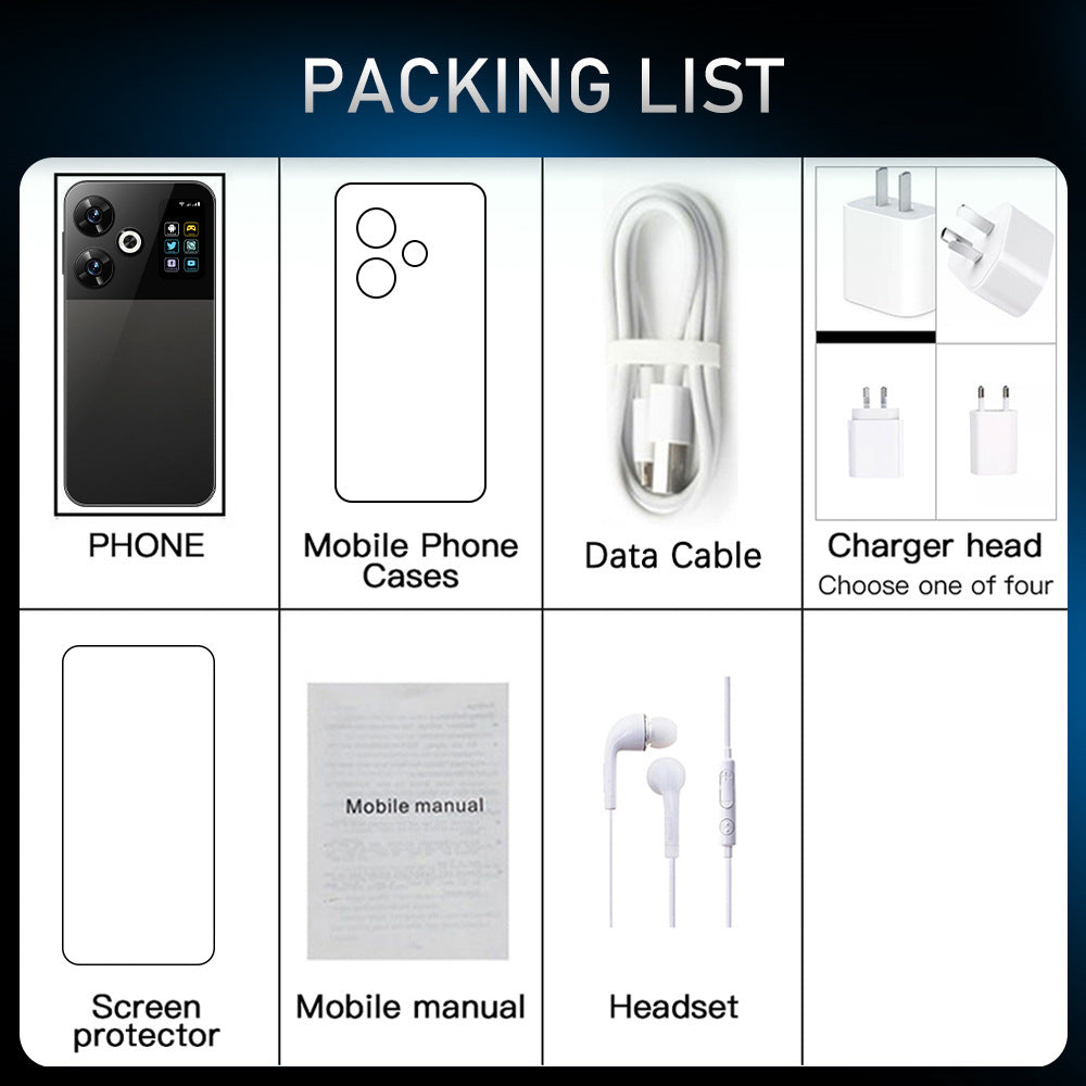 New Mobile Phone M6 Pro Large Screen7.3Inch16+1T Low Price Spot Wholesale Smartphones(Popular)